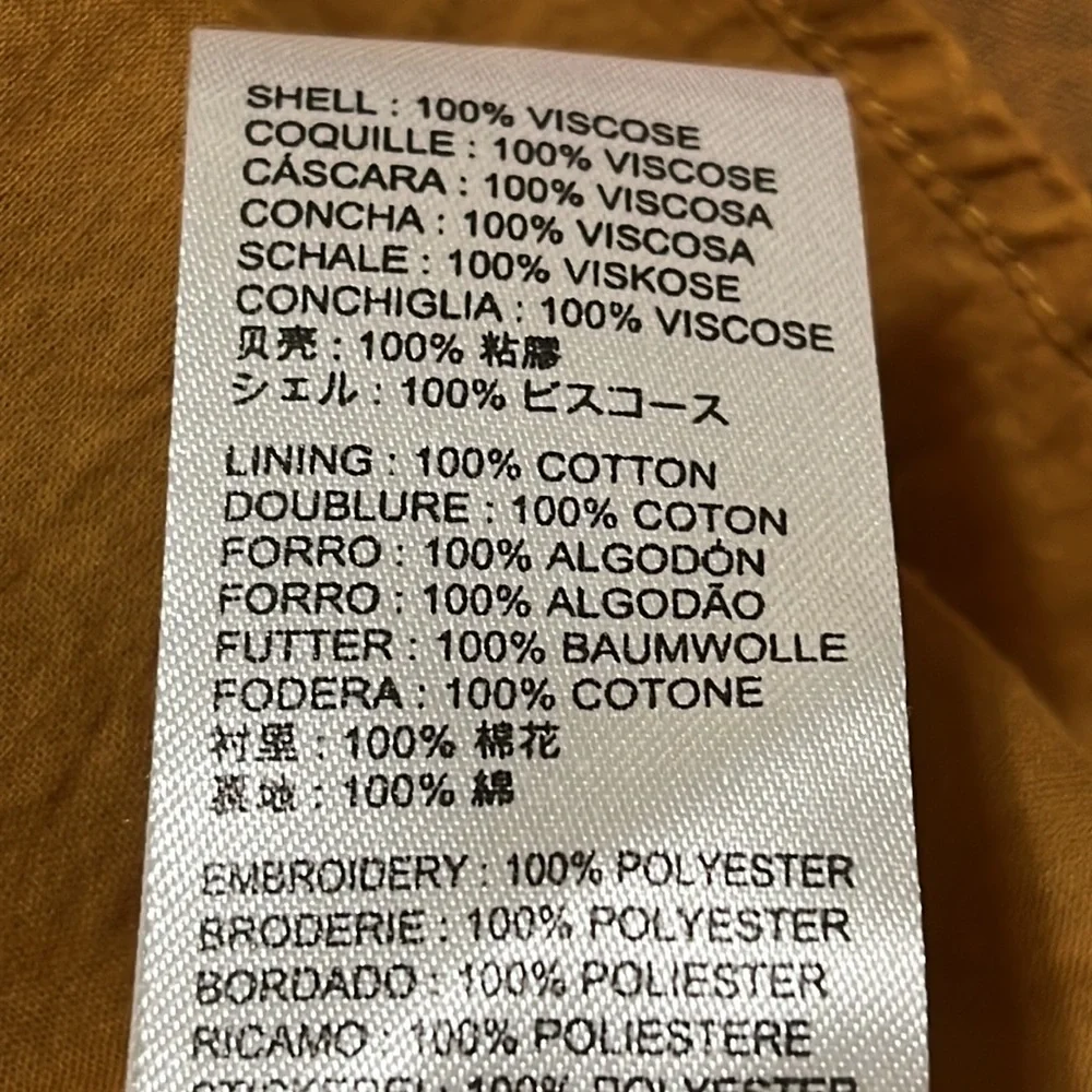 Urban Outfitters Hanna Rayon Tiered Scallop Babydoll Mini Dress Size XS - Picture 10 of 10